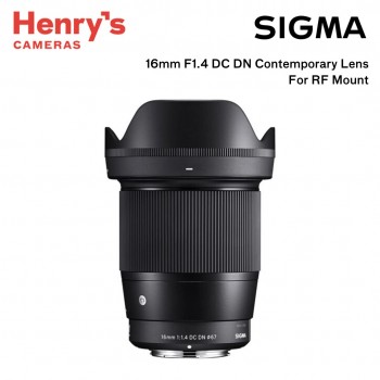 Sigma 16mm F1.4 DC DN Contemporary Lens For Canon RF Mount Sigma 16mm F1.4 DC DN Contemporary Lens For Canon RF Mount