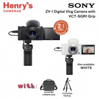 Sony ZV-1 Digital Vlog Camera with VCT-SGR1 Grip