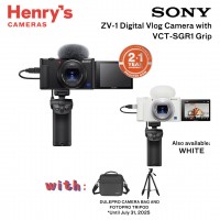 Sony ZV-1 Digital Vlog Camera with VCT-SGR1 Grip