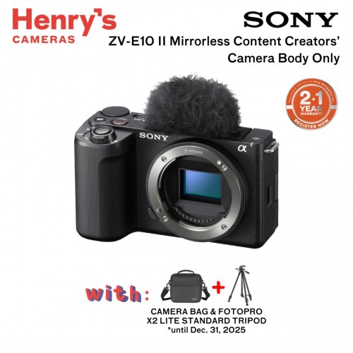 Sony ZV-E10 II Mirrorless Camera Body Only