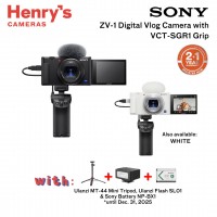 Sony ZV-1 Digital Vlog Camera with VCT-SGR1 Grip