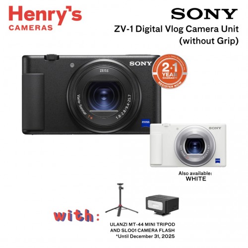 Sony ZV-1 Digital Vlog Camera Unit (without Grip)