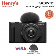 Sony ZV-1F Vlogging Camera Black