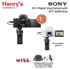 Sony ZV-1 Digital Vlog Camera with VCT-SGR1 Grip