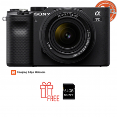 SONY ILCE-7C 28-60MM KIT COMPACT FULL-FRAME CAMERA BLACK (SONY PHIL)