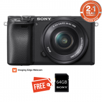Sony Alpha a6400 with 16-50mm Kit Black