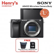 Sony Alpha A6400 Mirrorless Camera Body Black