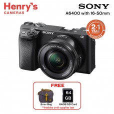 Sony Alpha a6400 Mirrorless Camera with 16-50mm Lens Kit