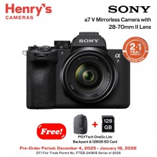 Sony Alpha A7 V ILCE-7M5 Mirrorless Camera with 28-70mm II Lens [PRE-ORDER]