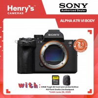 Sony ILCE-7RVI Full-Frame Mirrorless Camera Body Only - PRE-ORDER