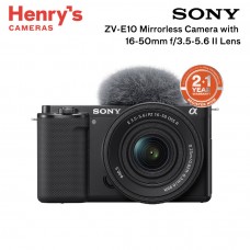 Sony ZV-E10 Mirrorless Camera with 16-50mm f/3.5-5.6 II Lens Sony ZV-E10 Mirrorless Camera with 16-50mm f/3.5-5.6 II Lens