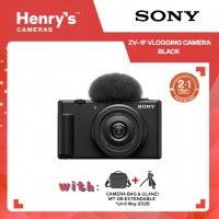 Sony ZV-1F Vlogging Camera Black