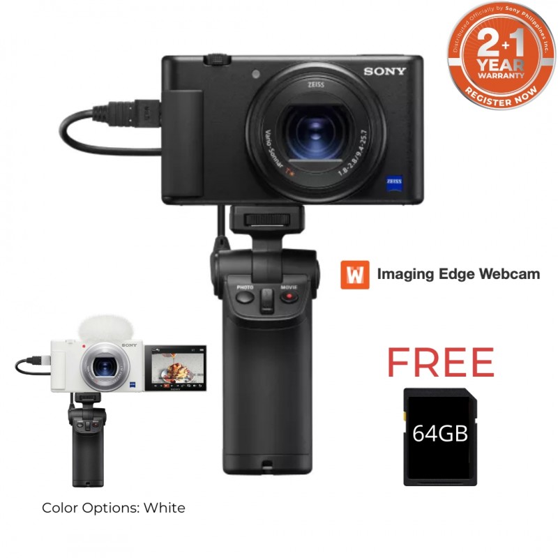 Buy Vlog camera ZV-1F, Black, Sony Store Online