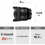 Sony FE 14mm F1.8 GM Series Ultra-Wide Prime Lens