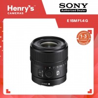 Sony E 15m F1.4 G