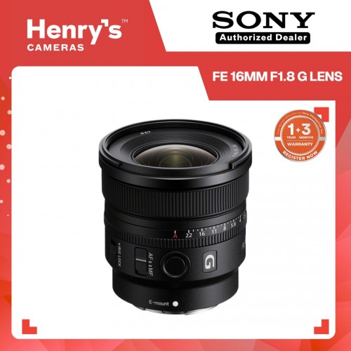 Sony FE 16mm F1.8 G Lens