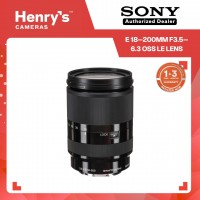 Sony E 18–200mm F3.5–6.3 OSS LE Lens