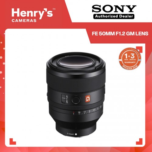 Sony FE 50mm F1.2 GM Lens