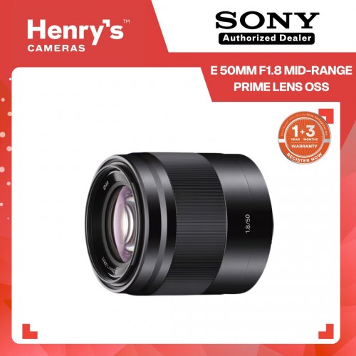 Sony E 50mm F1.8 Mid-Range Prime Lens OSS