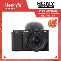 Sony ZV-E10 Mirrorless Camera with 16-50mm f/3.5-5.6 II Lens
