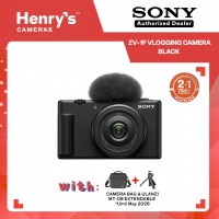 Sony ZV-1F Vlogging Camera Black