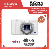 Sony ZV-1 Digital Vlog Camera Unit (without Grip) - White