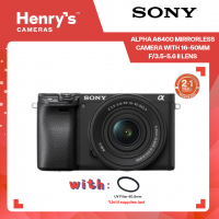 Sony Alpha A6400 Mirrorless Camera with 16-50mm f/3.5-5.6 II Lens