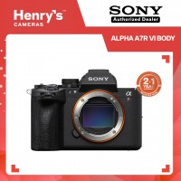 Sony ILCE-7R VI Full-Frame Mirrorless Camera Body Only