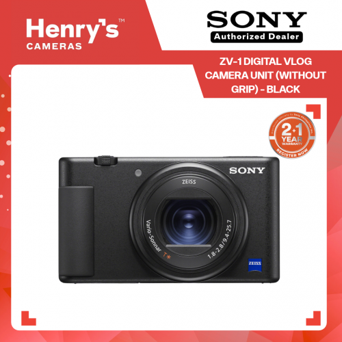 Sony ZV-1 Digital Vlog Camera Unit (without Grip) - Black