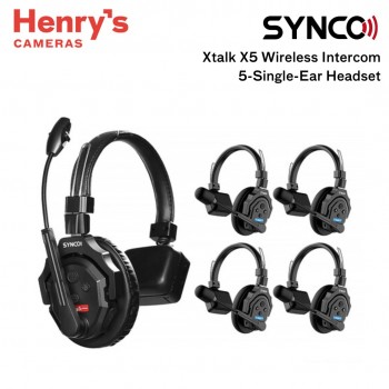 Synco XTalk X5 Wireless Intercom 5 Single-Ear Headset Synco XTalk X5 Wireless Intercom 5 Single-Ear Headset