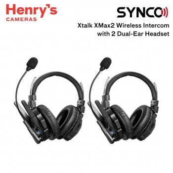Synco XTalk XMax-2 2.4GHz 2-Person Full-Duplex Wireless Intercom Headset System Synco XTalk XMax-2 2.4GHz 2-Person Full-Duplex Wireless Intercom Headset System