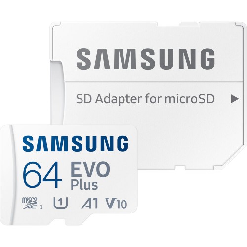Samsung Evo Plus with Adapter C10 USH-I Micro SDXC 64GB