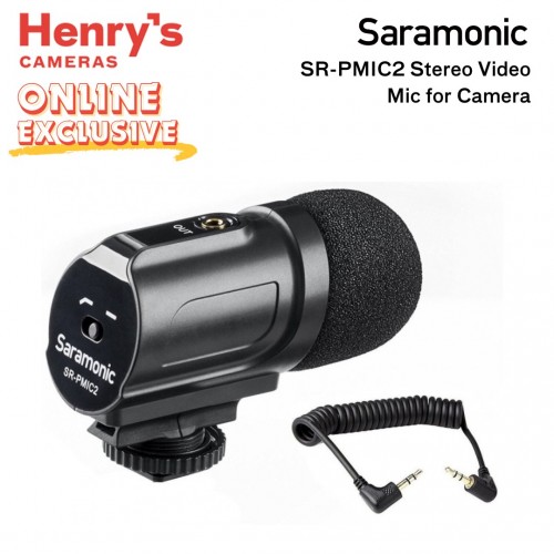 Saranomic SR-PMIC2 Stereo Video Mic for Camera