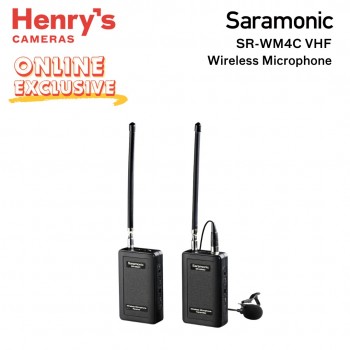 Saramonic SR-WM4C VHF Wireless Microphone Saramonic SR-WM4C VHF Wireless Microphone