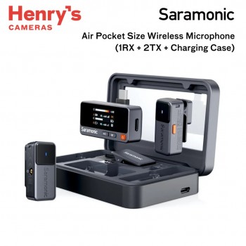 Saramonic Air Pocket Size Wireless Microphone (1RX + 2TX + Charging Case) Saramonic Air Pocket Size Wireless Microphone (1RX + 2TX + Charging Case)