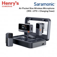 Saramonic Air Pocket Size Wireless Microphone (1RX + 2TX + Charging Case)
