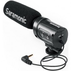 Saramonic SR-M3 Basic Condenser Directional Video Mic for Camera [Same Day Delivery MM]