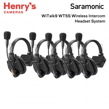 Saramonic WiTalk9 WT5S Wireless Intercom Headset System Saramonic WiTalk9 WT5S Wireless Intercom Headset System