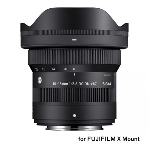 Sigma 10-18mm F2.8 DC DN Contemporary for Fujifilm X Mount