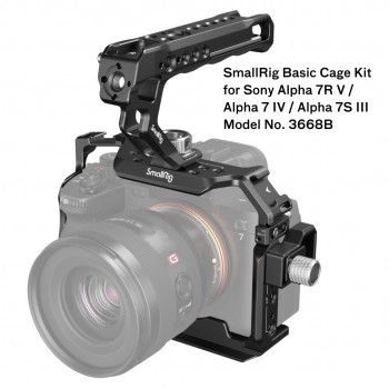 SmallRig Basic Cage Kit for Sony Alpha 7R V / Alpha 7 IV / Alpha 7S III 3668B SmallRig Basic Cage Kit for Sony Alpha 7R V / Alpha 7 IV / Alpha 7S III 3668B