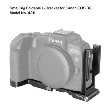 SmallRig Foldable L-Bracket for Canon EOS R8 4211 SmallRig Foldable L-Bracket for Canon EOS R8 4211