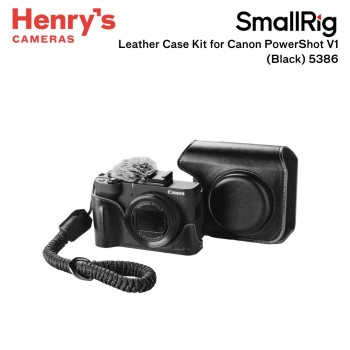 SmallRig Leather Case Kit for Canon PowerShot V1 (Black) 5386