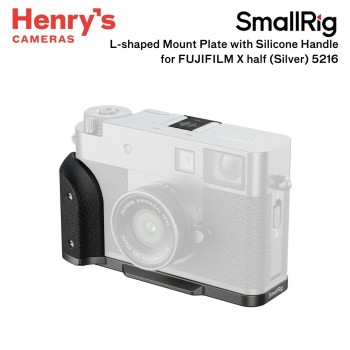 SmallRig L-shaped Mount Plate with Silicone Handle for Fujifilm X half (Silver) 5216