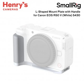 SmallRig L-Shaped Mount Plate with Handle for Canon EOS R50 V (White) 5430							