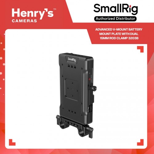 SmallRig Advanced V-Mount Battery Mount Plate with Dual 15mm Rod Clamp 3203B
