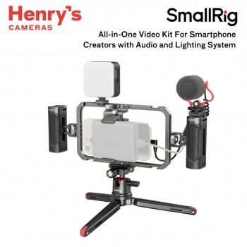 SmallRig All-in-One Video Kit For Smartphone Creators with Audio and Lighting System - 3384C SmallRig All-in-One Video Kit For Smartphone Creators with Audio and Lighting System - 3384C