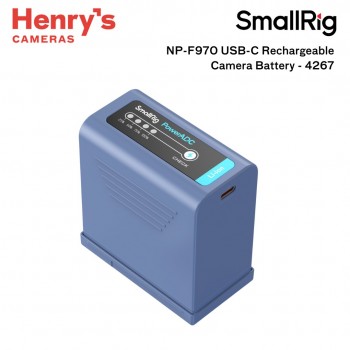 SmallRig NP-F970 USB-C Rechargeable Camera Battery - 4267 SmallRig NP-F970 USB-C Rechargeable Camera Battery - 4267