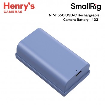 SmallRig NP-F550 USB-C Rechargeable Camera Battery - 4331 SmallRig NP-F550 USB-C Rechargeable Camera Battery - 4331