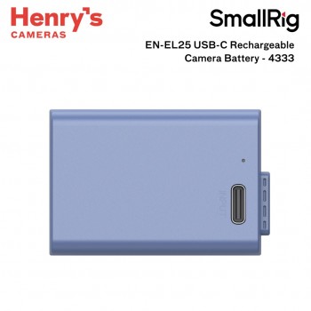 SmallRig EN-EL25 USB-C Rechargeable Camera Battery - 4333 SmallRig EN-EL25 USB-C Rechargeable Camera Battery - 4333
