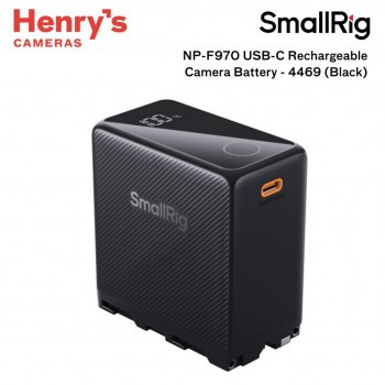 SmallRig NP-F970 USB-C Rechargeable Camera Battery - 4469 (Black) SmallRig NP-F970 USB-C Rechargeable Camera Battery - 4469 (Black)